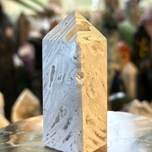 🎄SALE🎄Mexico Agate 4 Sided Crystal Point With Druzy!